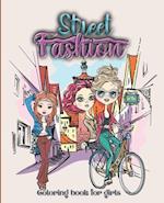 Street Fashion Coloring Book