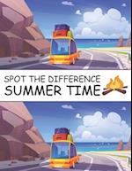 Spot The Difference Summer Time!: A Fun Search and Find Books for Children 6-10 years old 
