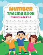 Number Tracing Book For Kids Ages 3-5