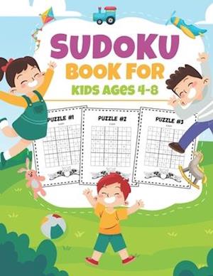 Sudoku Book For Kids Ages 4-8: Easy Sudoku Puzzles Activity Books for Children Age 4, 5, 6, 8 - With Solutions (Sudoku Puzzle Books for Kids)