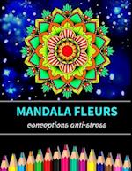 Mandala fleurs conceptions anti-stress