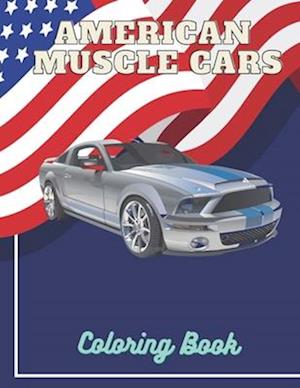 American Muscle Cars Coloring Book