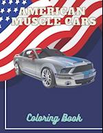 American Muscle Cars Coloring Book