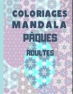 Coloriages mandala Pâques