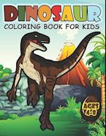 Dinosaur Coloring Book For Kids Ages 4-8