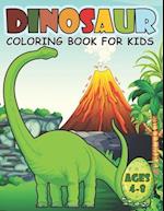 Dinosaur Coloring Book For Kids Ages 4-8