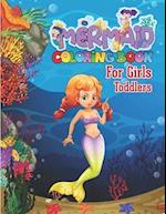 Mermaid Coloring Book for Girls Toddlers