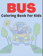 Bus Coloring Book For Kids