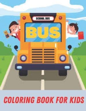 Bus Coloring Book For Kids