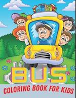 Bus Coloring Book For Kids