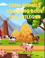 Farm Animals Coloring Book For Children