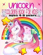 unicorn coloring book for kids ages 4-8 years (US Edition)