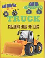 Truck Coloring Book for Kids