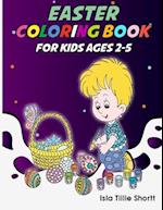 Easter coloring book for kids ages 2-5