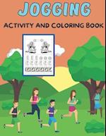 Jogging activity and coloring book: Amazing Kids Activity Books, Activity Books for Kids | Over 60 Fun Activities Workbook, Page Large 8.5 x 11" 