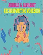 Animals & Alphabet ABC Handwriting Workbook