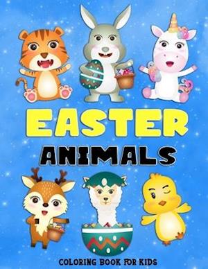 Easter Animals Coloring Book For Kids