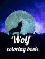 Wolf coloring book