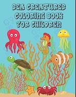 Sea Creatures Coloring Book For Children