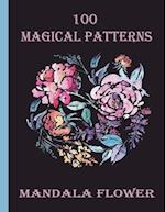 100 Magical Patterns mandala flower