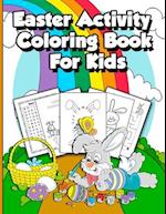 Easter Activity Coloring Book For Kids