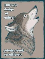 100 best design of animal coloring book for all levels