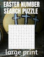 Easter Number Search Puzzle