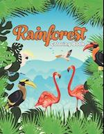 Rainforest Coloring Book: Beautiful Rainforest Scenes Coloring Activity Book for Adults Relaxing - Fun Activity Rainforest Color Book Featuring Tropic