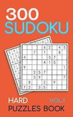 300 Sudoku Hard Puzzles Book Vol.1