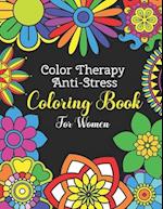 Color Therapy Anti Stress Coloring Book For Women