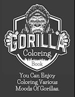 Gorilla Coloring Book