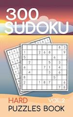 300 Sudoku Hard Puzzles Book Vol.2
