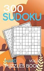 300 Sudoku Hard Puzzles Book Vol.3