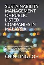 SUSTAINABILITY MANAGEMENT OF PUBLIC LISTED COMPANIES IN MALAYSIA: A PROFESSIONAL INTELLIGENCE ABOUT METHODOLOGICAL CHOICES AND ADOPTION IN SUSTAINABIL