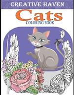 Creative Haven Cats Coloring Book