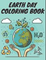 Earth Day Coloring Book: Happpy Educational Coloring Drawing For Boys & Girls 