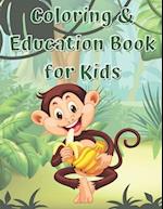 Coloring & Education Book For Kids