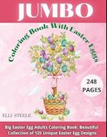 Jumbo Coloring Book With Easter Eggs