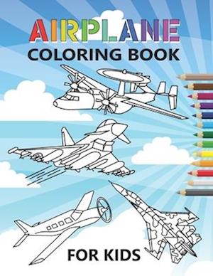 Airplane Coloring Book For Kids