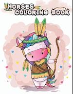 Horses Coloring Book: Horse Coloring Pages for Children 