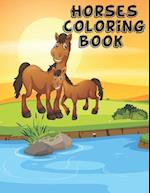 Horses Coloring Book: The Horse Lover's Coloring Book 