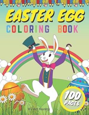 Easter Egg Coloring Book : For Kids Toddlers & Preschoolers Ages 1-4