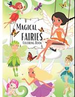 Magical Fairies Coloring Book