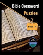 Bible Crossword Puzzles Book - 4