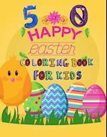 50 Happy Easter Coloring Book for Kids