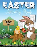 Easter Activity Book For Kids Age 4-8