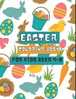 Easter Coloring Book For Kids Ages 4-8: Easter Basket Stuffer 