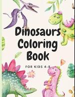 Dinosaurs Coloring for kids ages 4-8