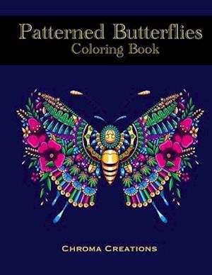 Patterned Butterflies Coloring Book