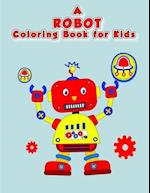 A Robot Coloring Book For Kids